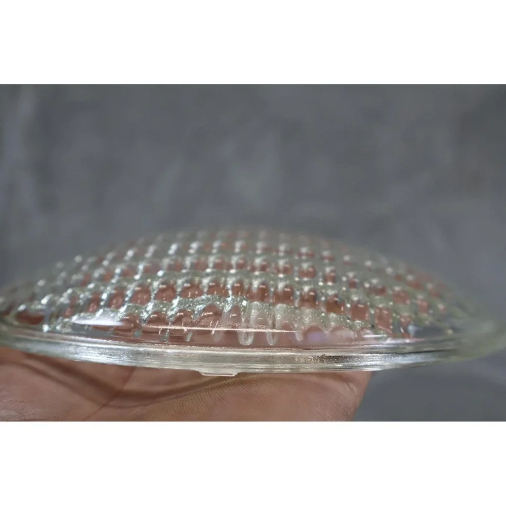 Vintage Industrial Prismatic Glass Lens Fresnel Light Cover 7